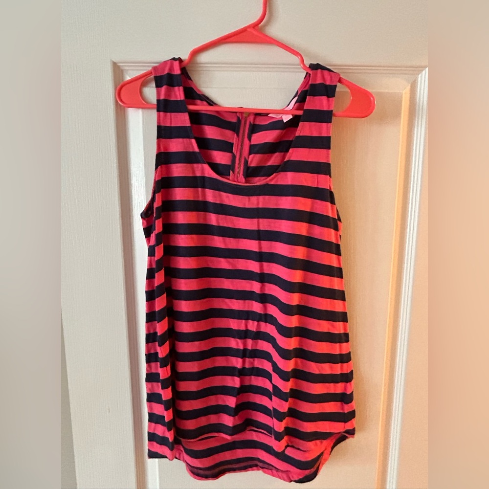 Lilly Pulitzer Sleeveless Striped Tank Top